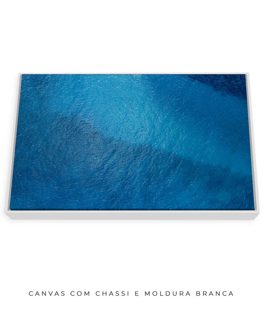 Quadro Decorativo Texturas - Tons de azul