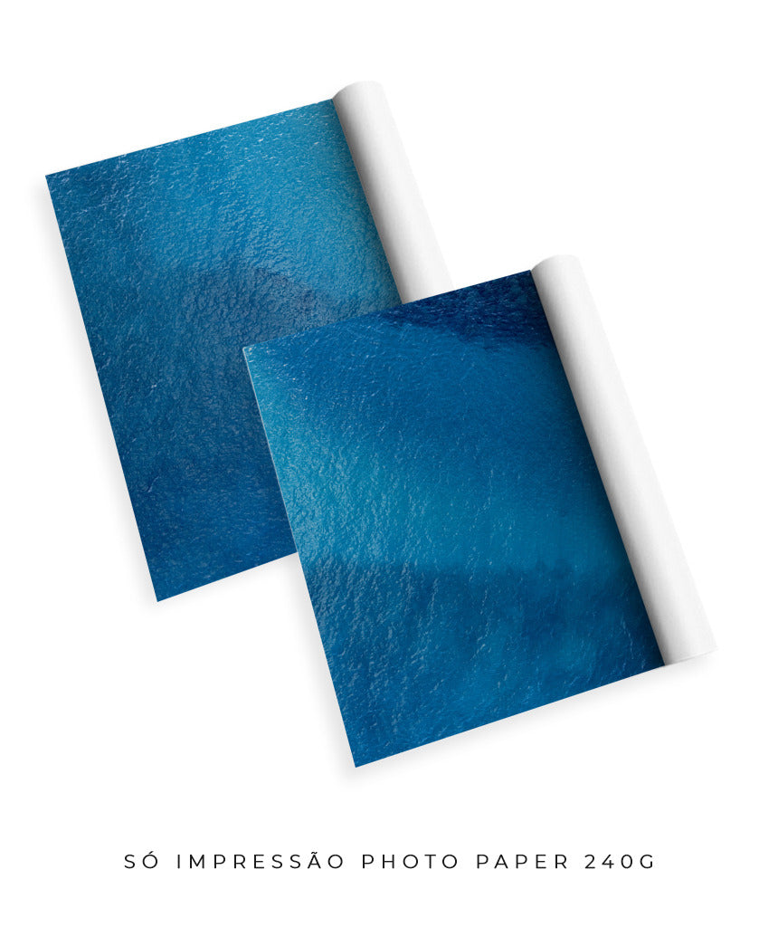 Quadro Decorativo Texturas -Tons Azuis-Dupla