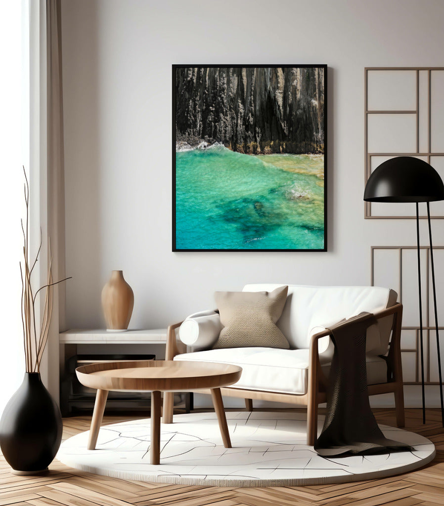 Quadro Decorativo Noronha - Água Cristal