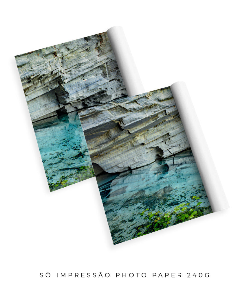 Quadro Decorativo Chapada Diamantina -Águas Tiffany-Dupla