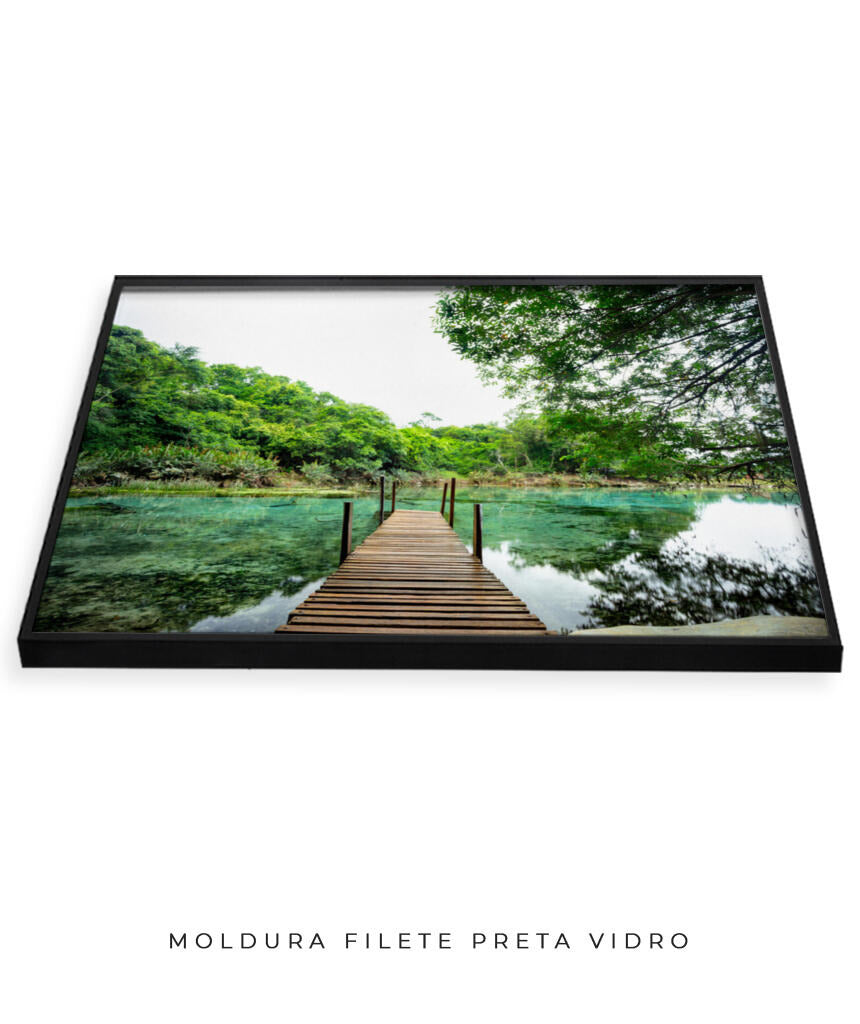 Quadro Decorativo Chapada Diamantina - Ponte para o Paraíso Horizontal