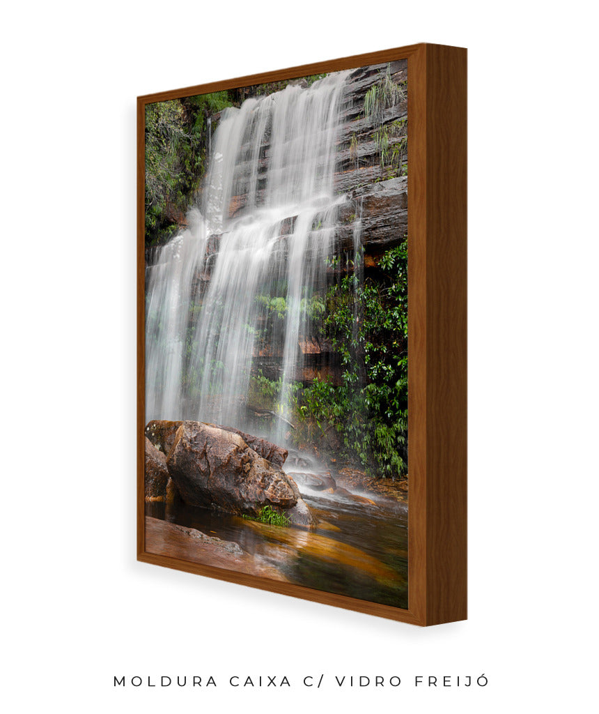 Quadro Decorativo Cachoeira Vertical