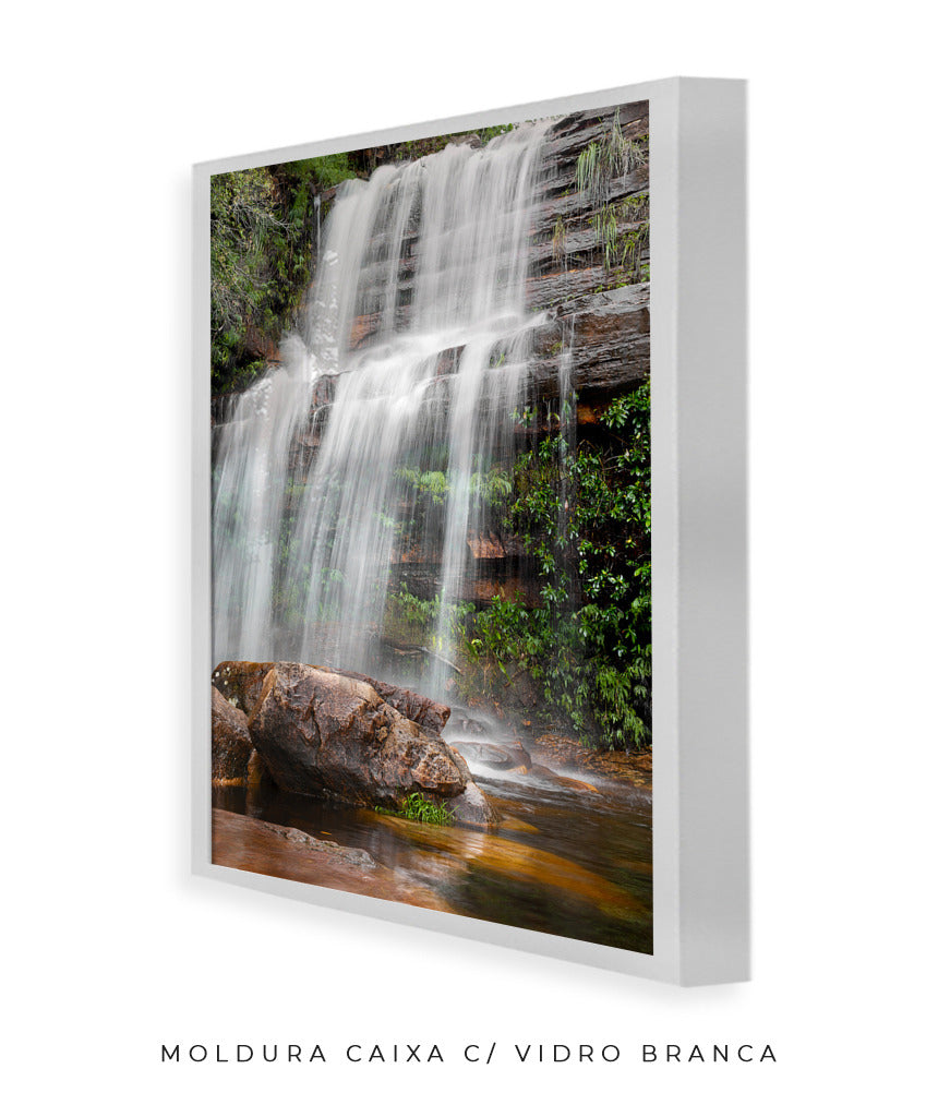 Quadro Decorativo Cachoeira Vertical