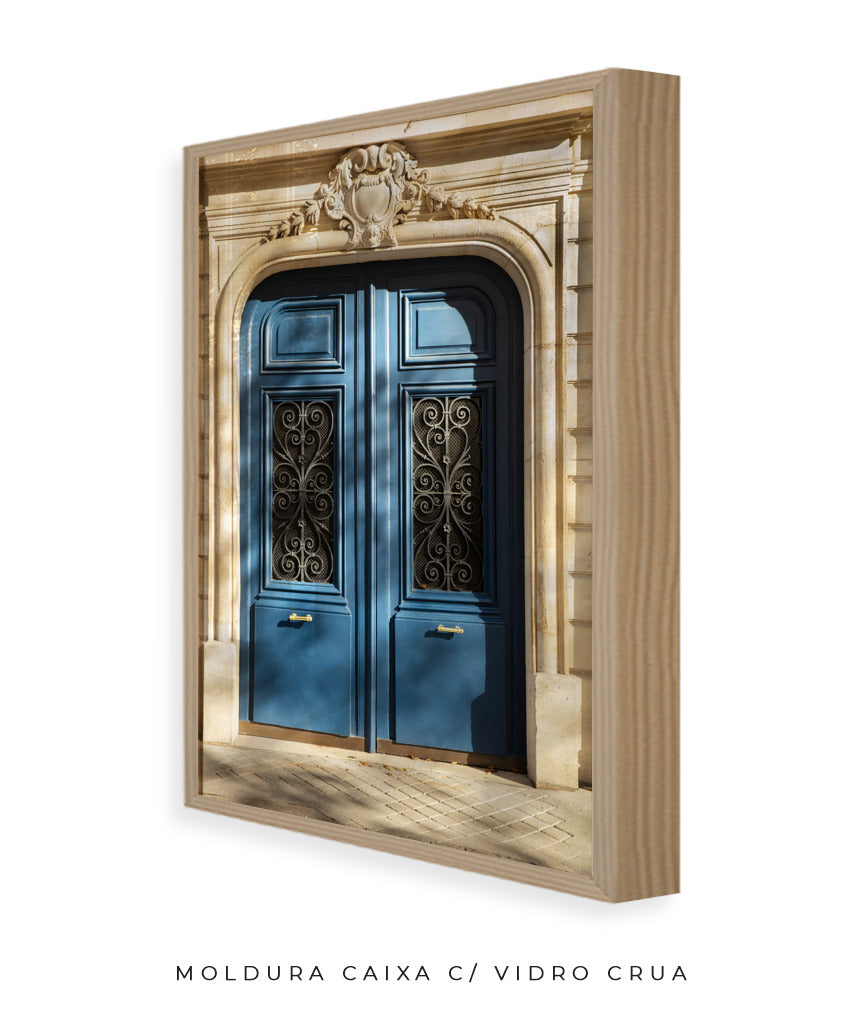 Quadro Decorativo Portais - Porta azul