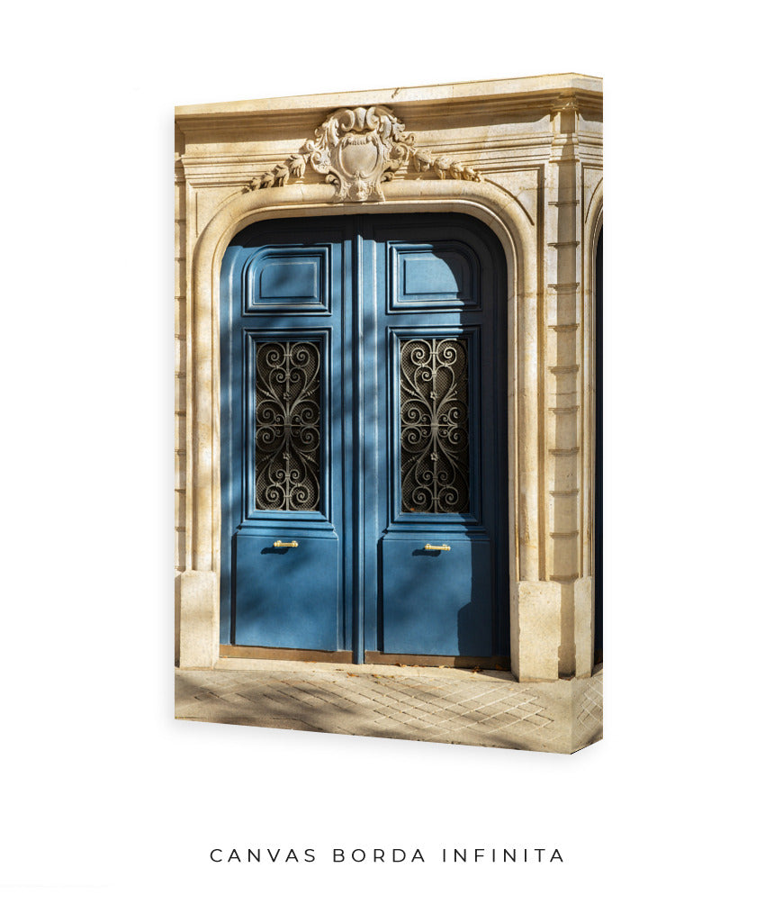 Quadro Decorativo Portais - Porta azul