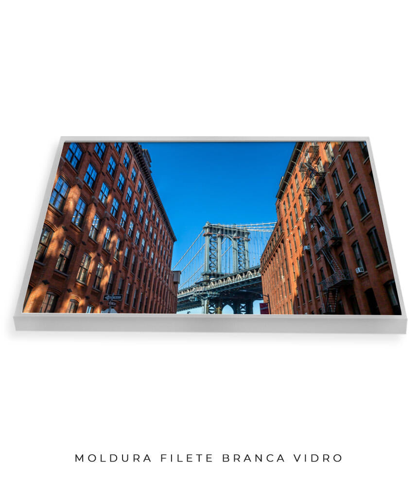Quadro Decorativo Nova York - Prédios e Ponte