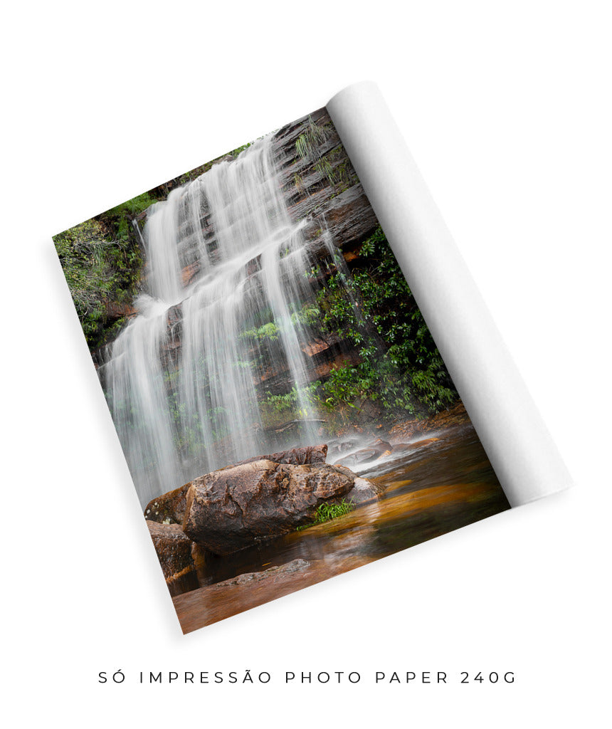 Quadro Decorativo Cachoeira Vertical