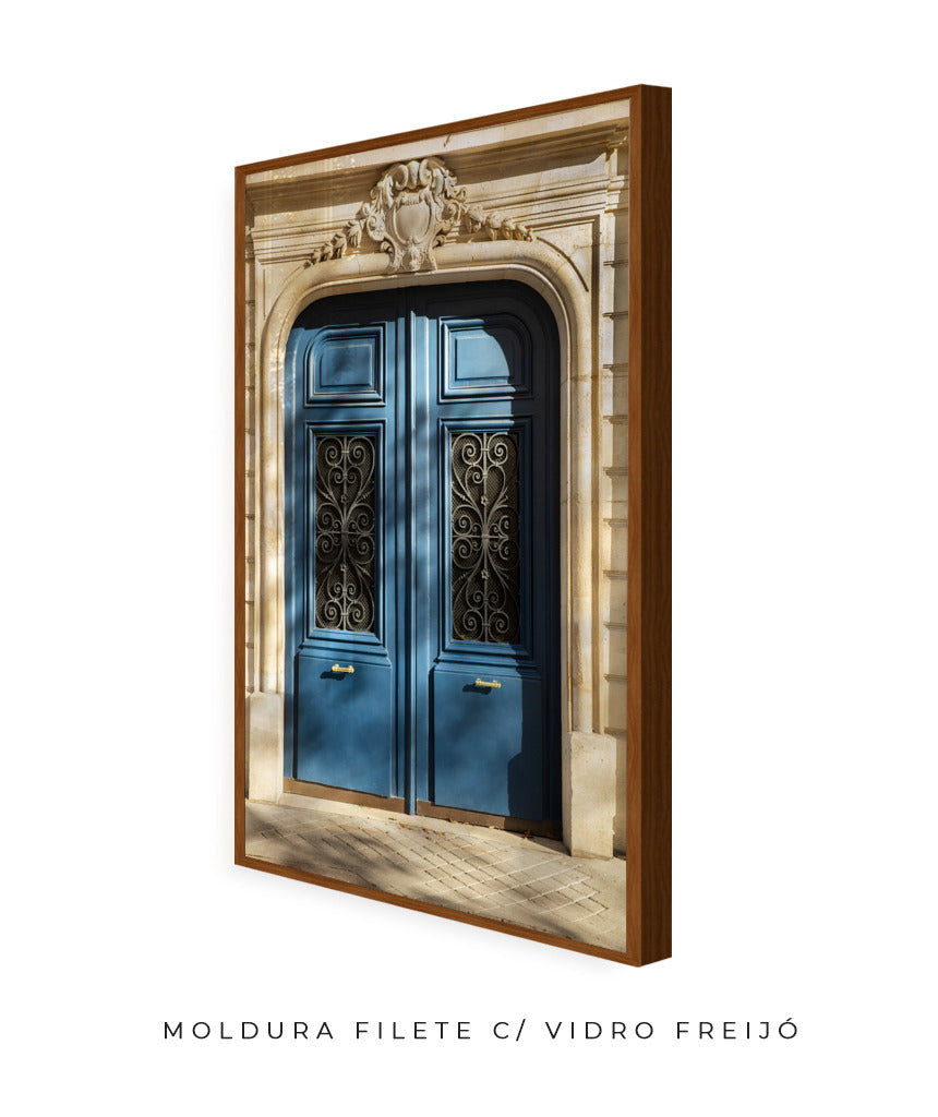Quadro Decorativo Portais - Porta azul