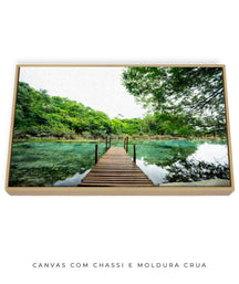 Quadro Decorativo Chapada Diamantina - Ponte para o Paraíso Horizontal