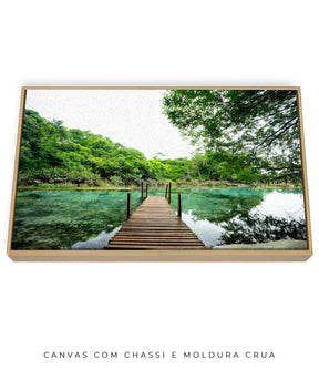 Quadro Decorativo Chapada Diamantina - Ponte para o Paraíso Horizontal