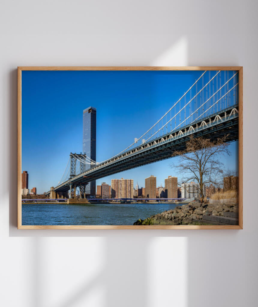 Quadro Decorativo Nova York - Ponte Urbana