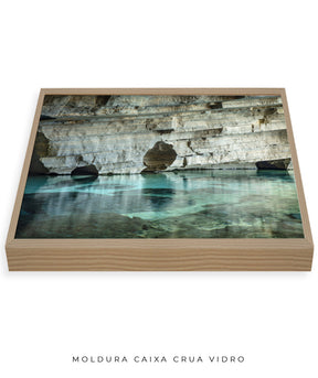 Quadro Decorativo Chapada Diamantina - Rocha e águas cristalinas-Horizontal