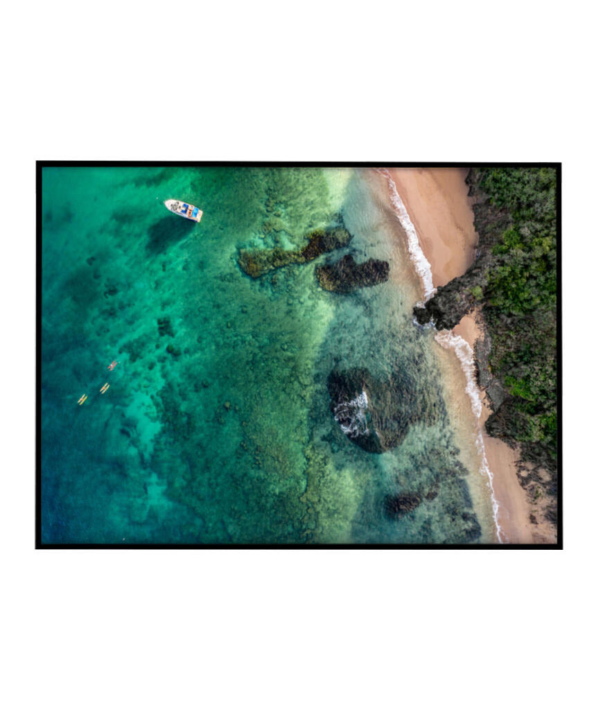 Quadro Decorativo Praia e Mar Noronha - Praia e Rochas