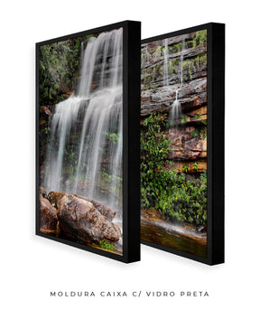 Quadro Decorativo Cachoeira- Dupla