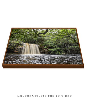 Quadro Decorativo Cachoeira e Natureza - Horizontal