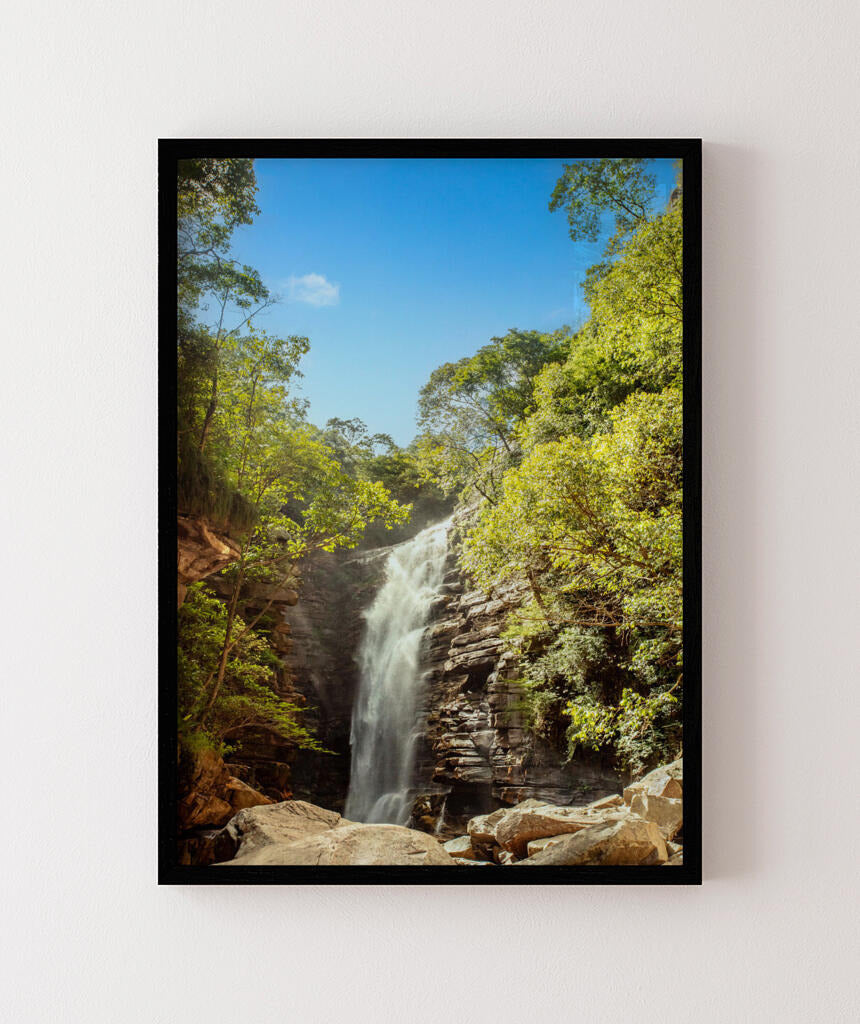 Quadro Decorativo Cachoeira - Rochas