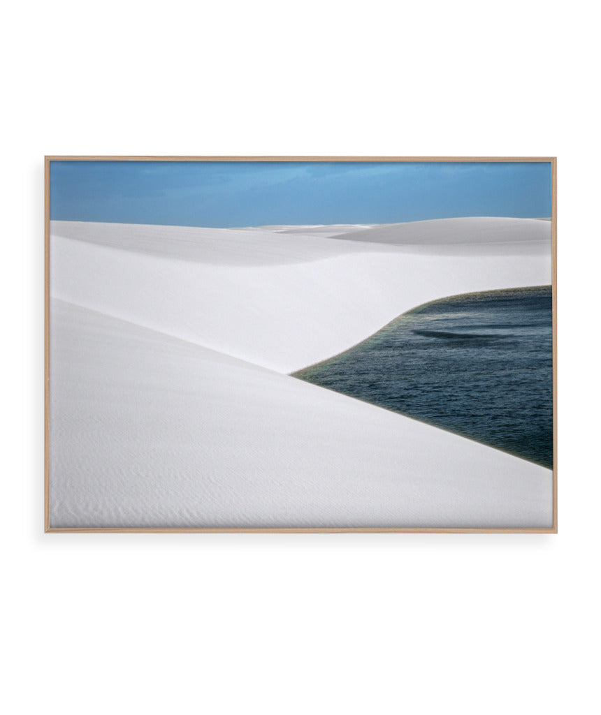 Quadro Decorativo Lençóis Maranhenses com Areia Branca - Horizontal