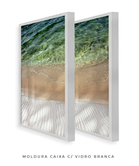 Quadro Decorativo Texturas- Praia -Dupla