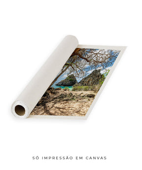 Quadro Decorativo Noronha -  Morro Dois Irmãos - Vertical