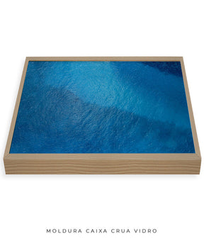 Quadro Decorativo Texturas - Tons de azul