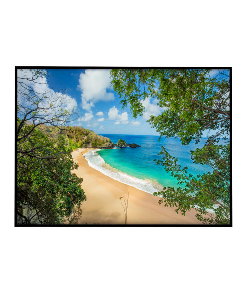 Quadro Decorativo Praia e Mar Azul- Noronha