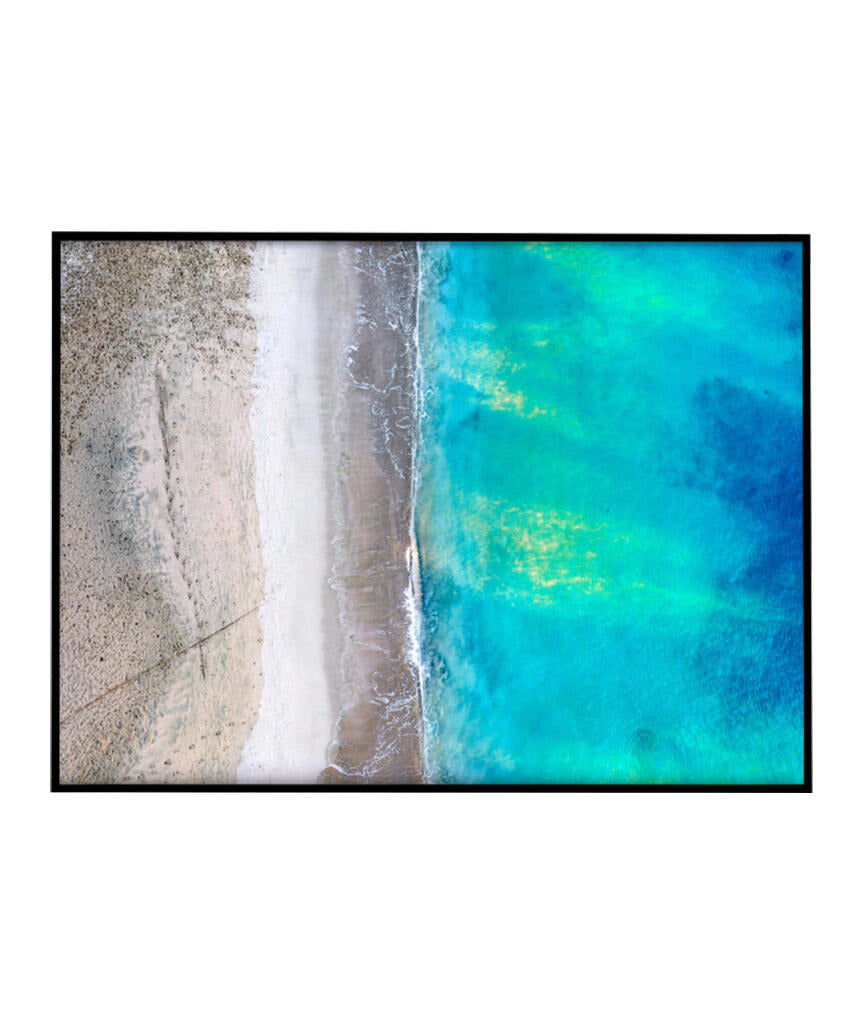 Quadro Decorativo Noronha - Praia e Mar Vista Aérea