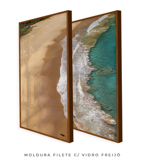 Quadro Decorativo Praia e Mar -Dupla