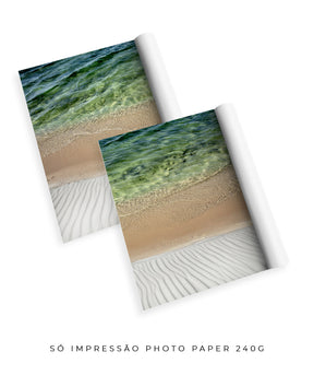 Quadro Decorativo Texturas- Praia -Dupla