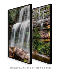 Quadro Decorativo Cachoeira- Dupla