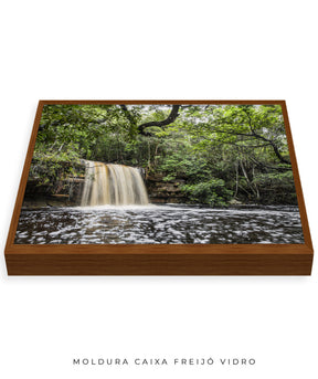 Quadro Decorativo Cachoeira e Natureza - Horizontal