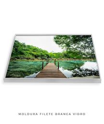 Quadro Decorativo Chapada Diamantina - Ponte para o Paraíso Horizontal