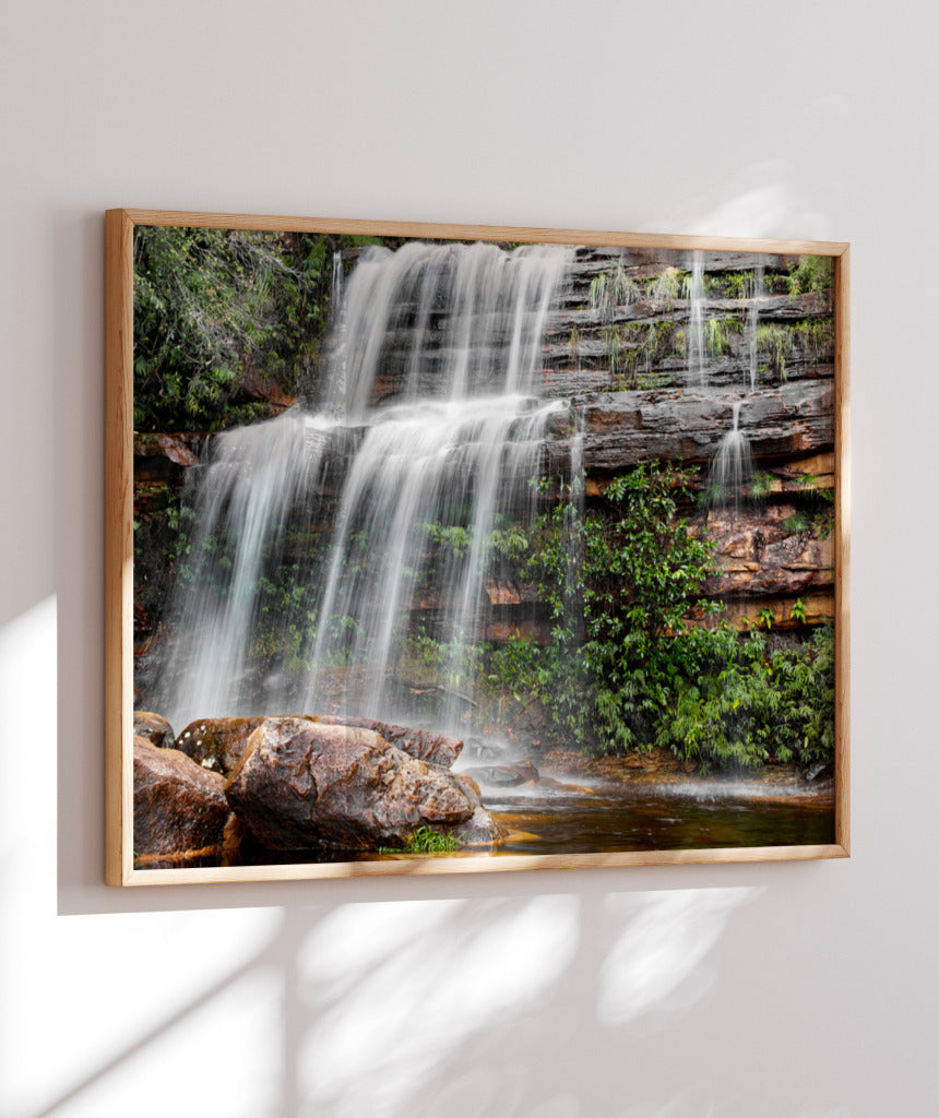 Quadro Decorativo Cachoeira Horizontal