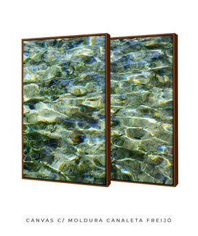 Quadro Decorativo textura - Mares - Dupla