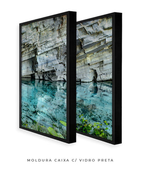 Quadro Decorativo Chapada Diamantina -Águas Tiffany-Dupla