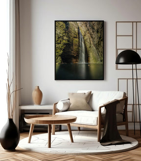 Quadro Decorativo Cachoeira e Rocha