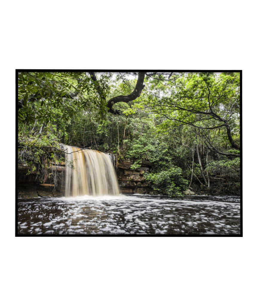 Quadro Decorativo Cachoeira e Natureza - Horizontal