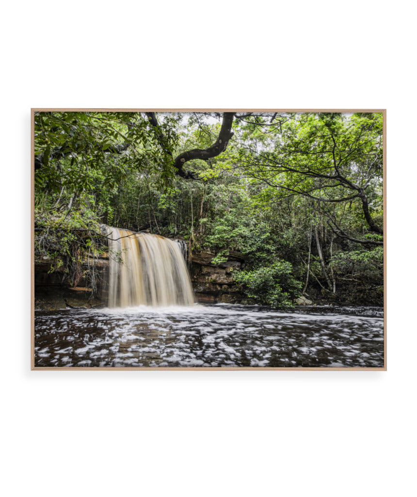 Quadro Decorativo Cachoeira e Natureza - Horizontal