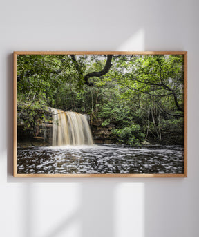 Quadro Decorativo Cachoeira e Natureza - Horizontal