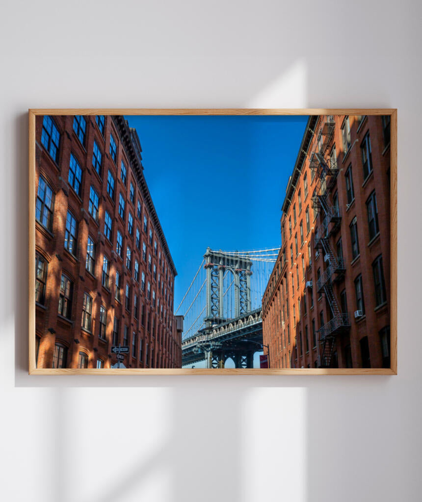 Quadro Decorativo Nova York - Prédios e Ponte