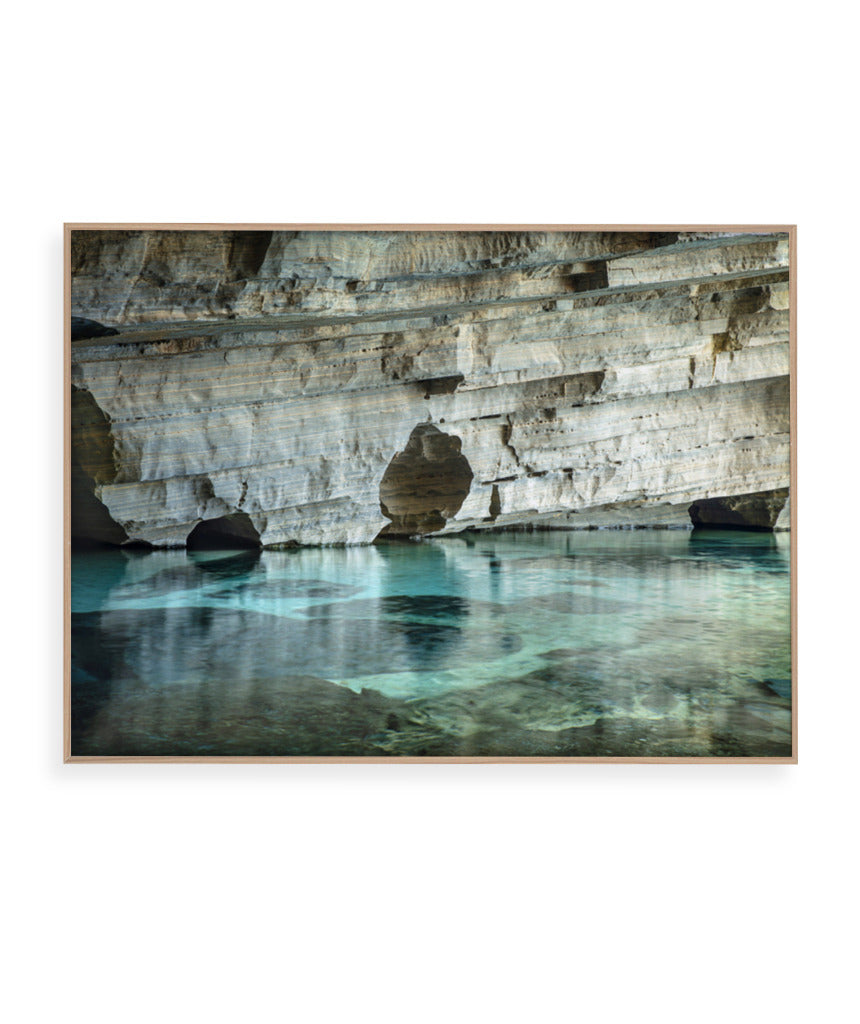 Quadro Decorativo Chapada Diamantina - Rocha e águas cristalinas-Horizontal