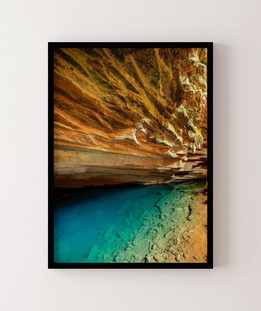 Quadro Decorativo Chapada Diamantina - Gruta Azul