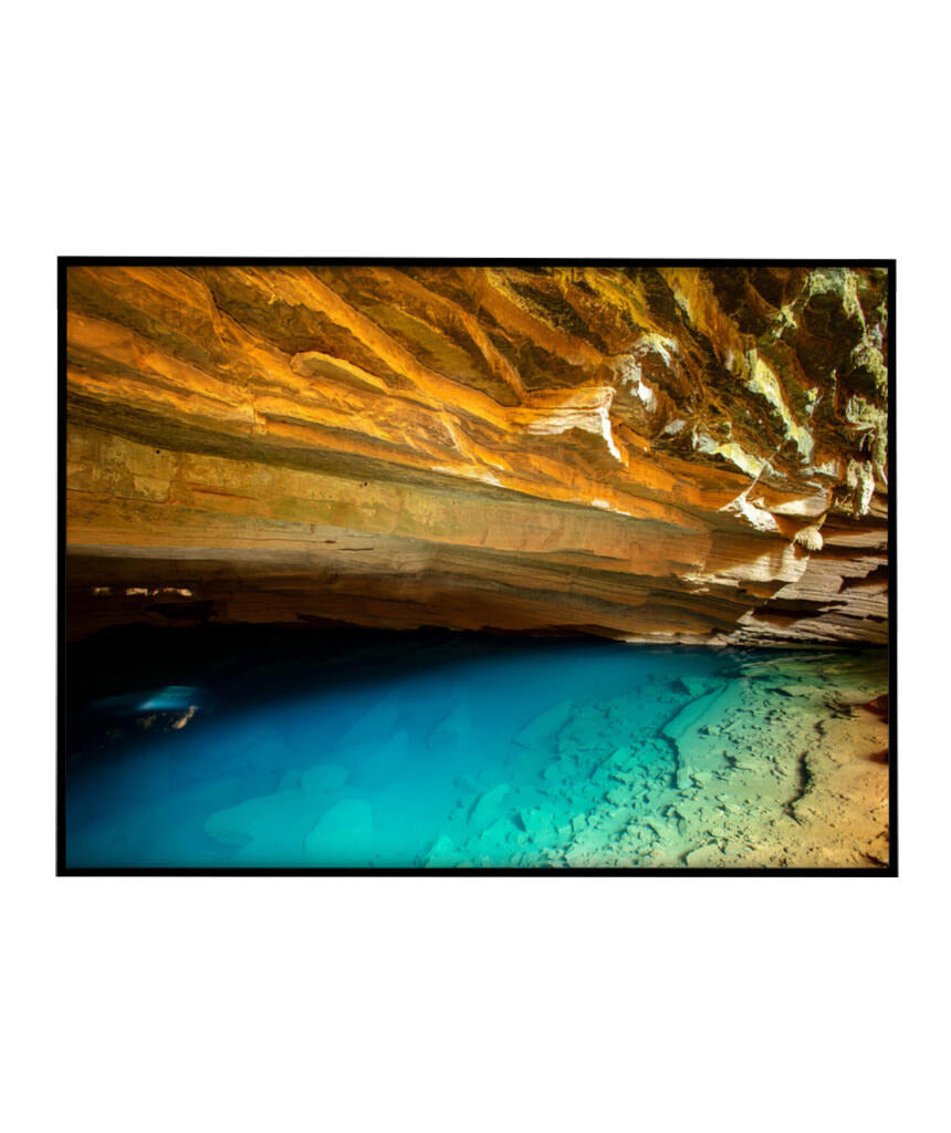 Quadro Decorativo Chapada Diamantina - Gruta Azul Horizontal