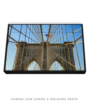 Quadro Decorativo Ponte de Nova York - Horizontal