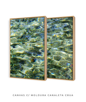 Quadro Decorativo textura - Mares - Dupla