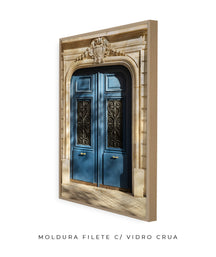 Quadro Decorativo Portais - Porta azul