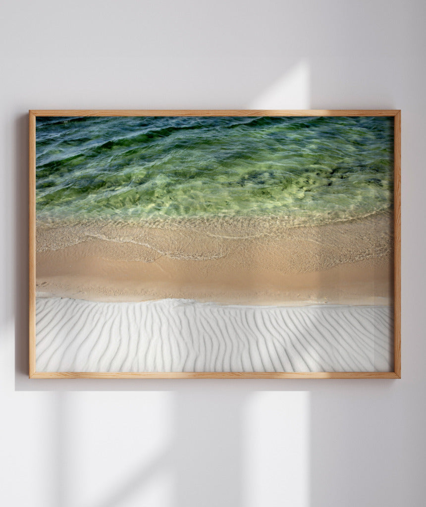 Quadro Decorativo Lençóis Maranhenses - Areia e Águas Claras - Horizontal