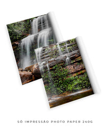 Quadro Decorativo Cachoeira- Dupla