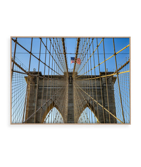 Quadro Decorativo Ponte de Nova York - Horizontal