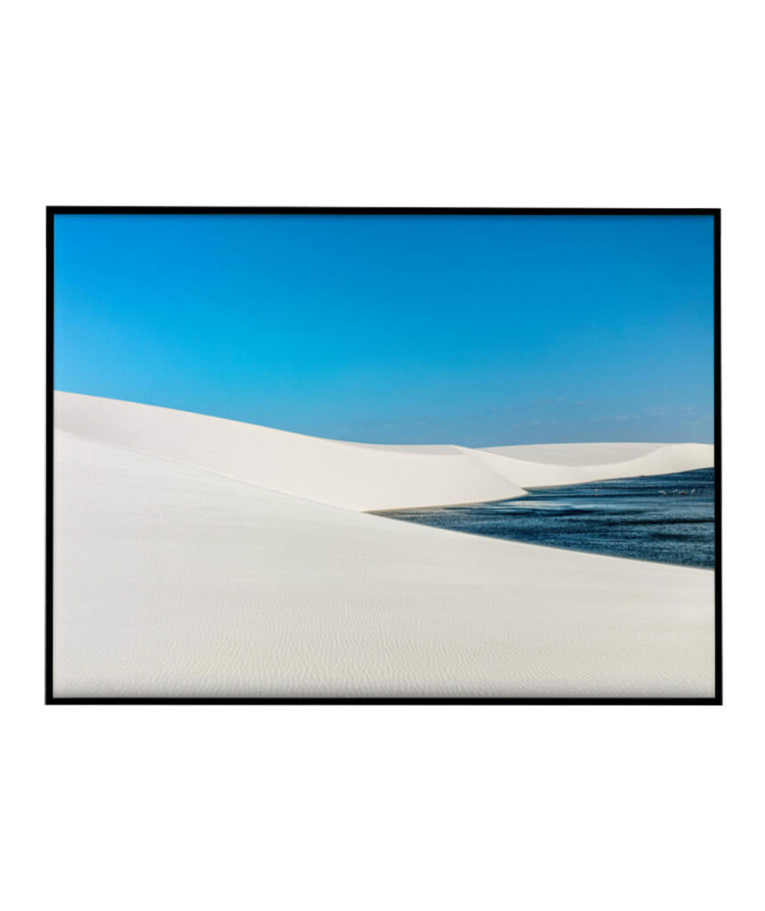 Quadro Decorativo Lençóis Maranhenses - Areia Branca e Mar