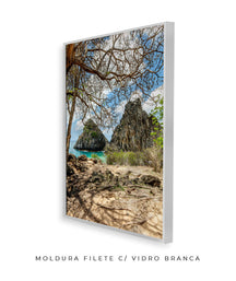 Quadro Decorativo Noronha -  Morro Dois Irmãos - Vertical